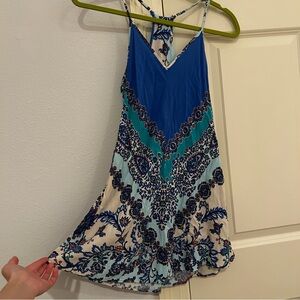 Paisley mini dress